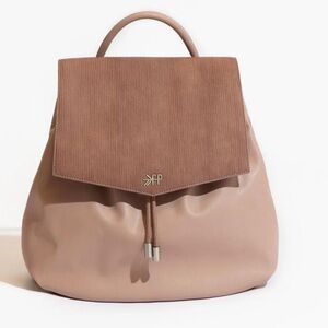 Fig Ribbed Drawcord Backpack Freshly Picked